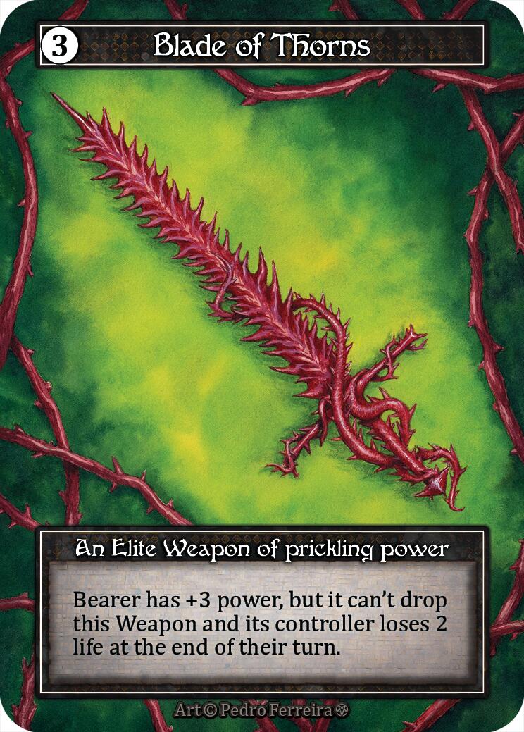 Blade of Thorns (Foil) [Gothic] | Exor Games New Glasgow