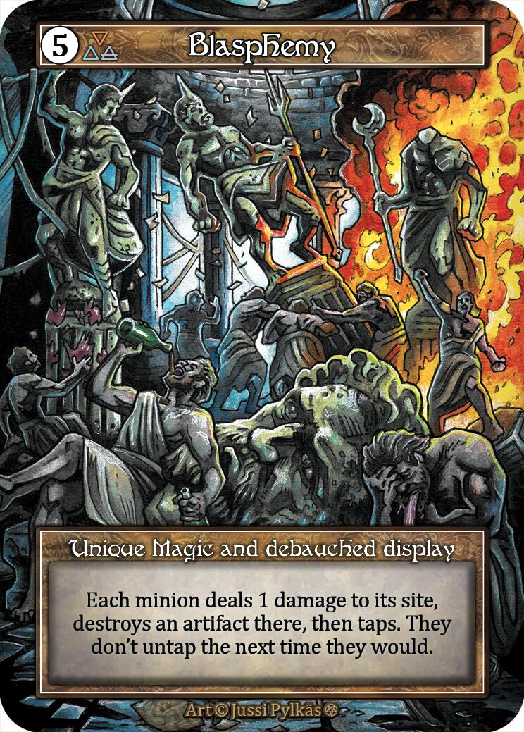 Blasphemy (Foil) [Gothic] | Exor Games New Glasgow