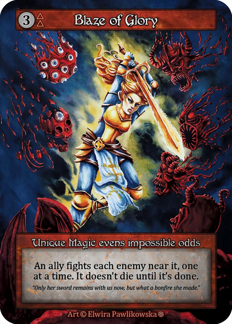 Blaze of Glory [Gothic] | Exor Games New Glasgow