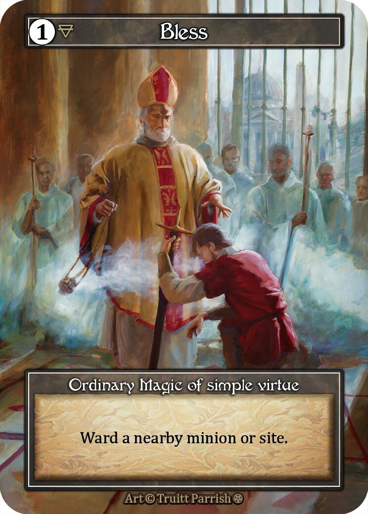 Bless (Foil) [Gothic] | Exor Games New Glasgow