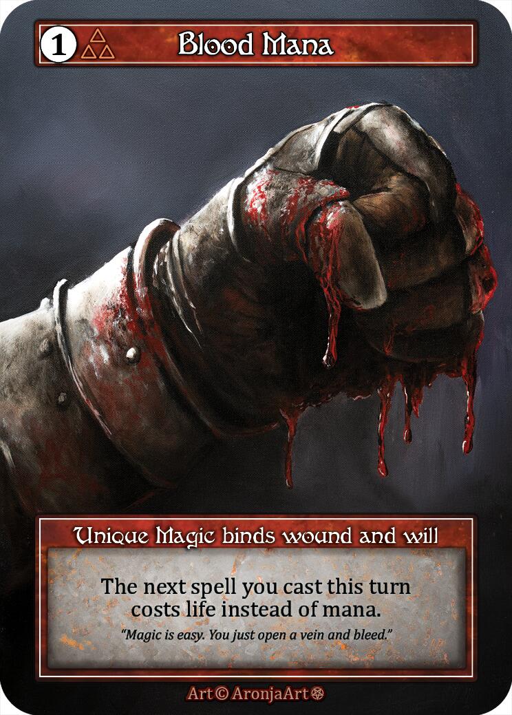 Blood Mana (Foil) [Gothic] | Exor Games New Glasgow
