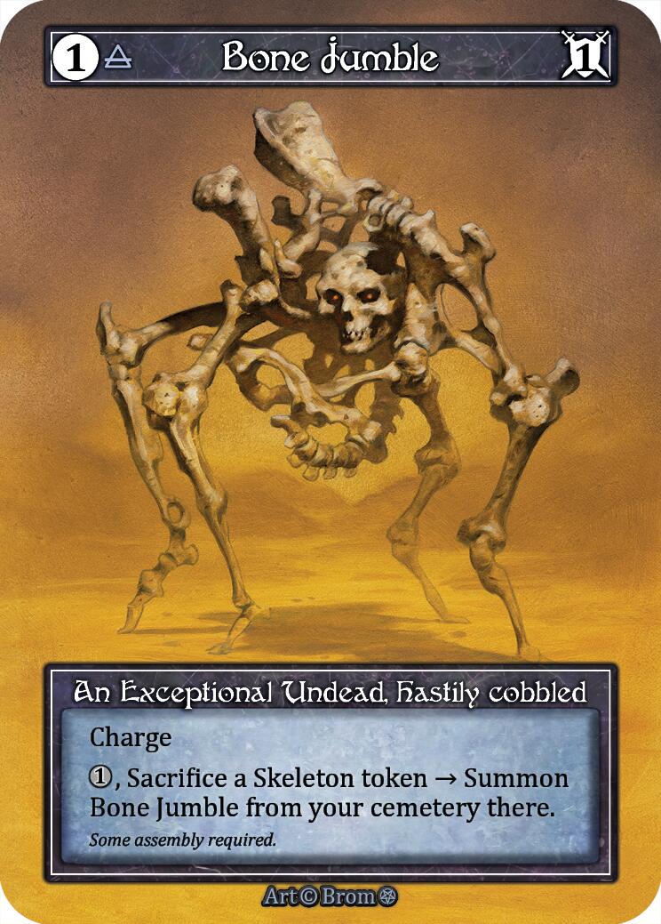 Bone Jumble (Foil) [Gothic] | Exor Games New Glasgow
