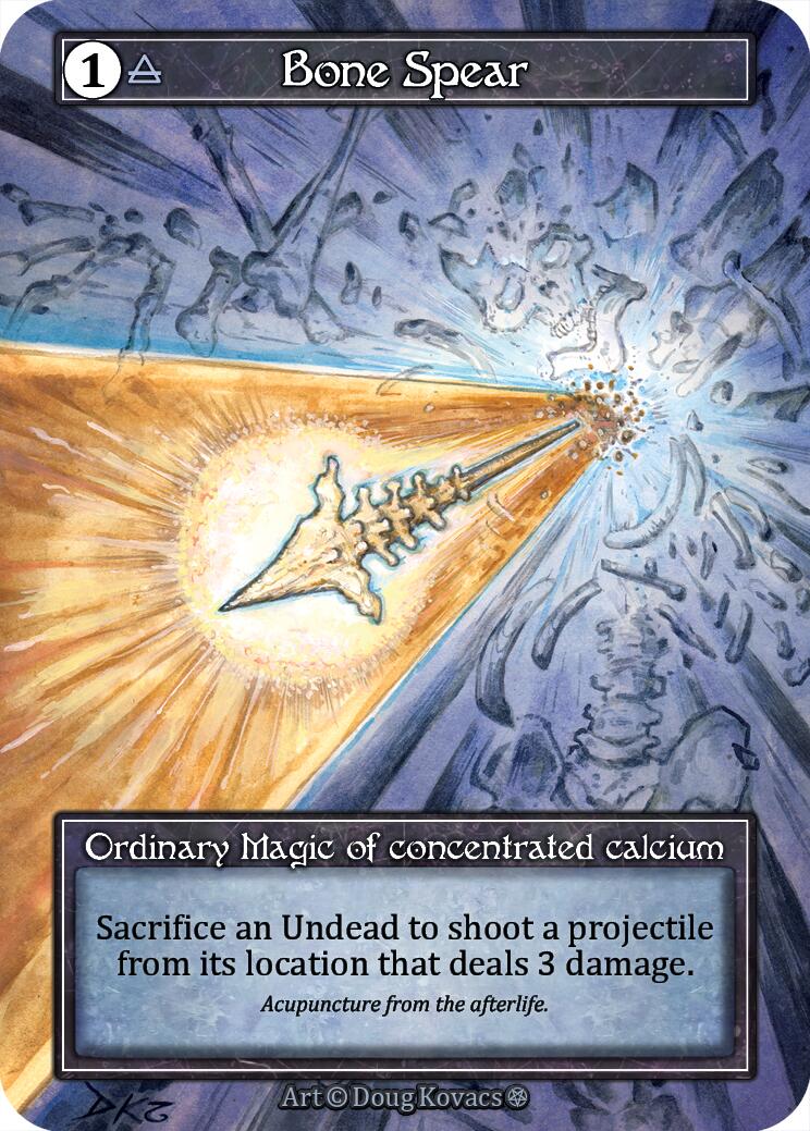 Bone Spear (Foil) [Gothic] | Exor Games New Glasgow