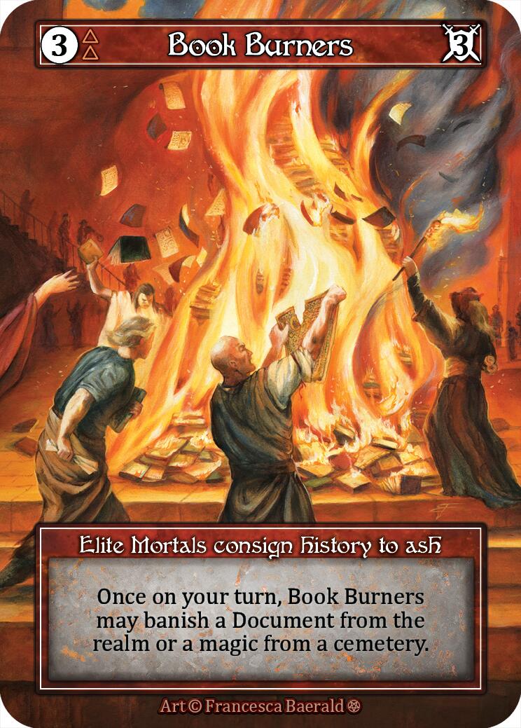 Book Burners (Foil) [Gothic] | Exor Games New Glasgow