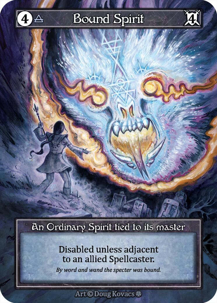 Bound Spirit (Foil) [Gothic] | Exor Games New Glasgow