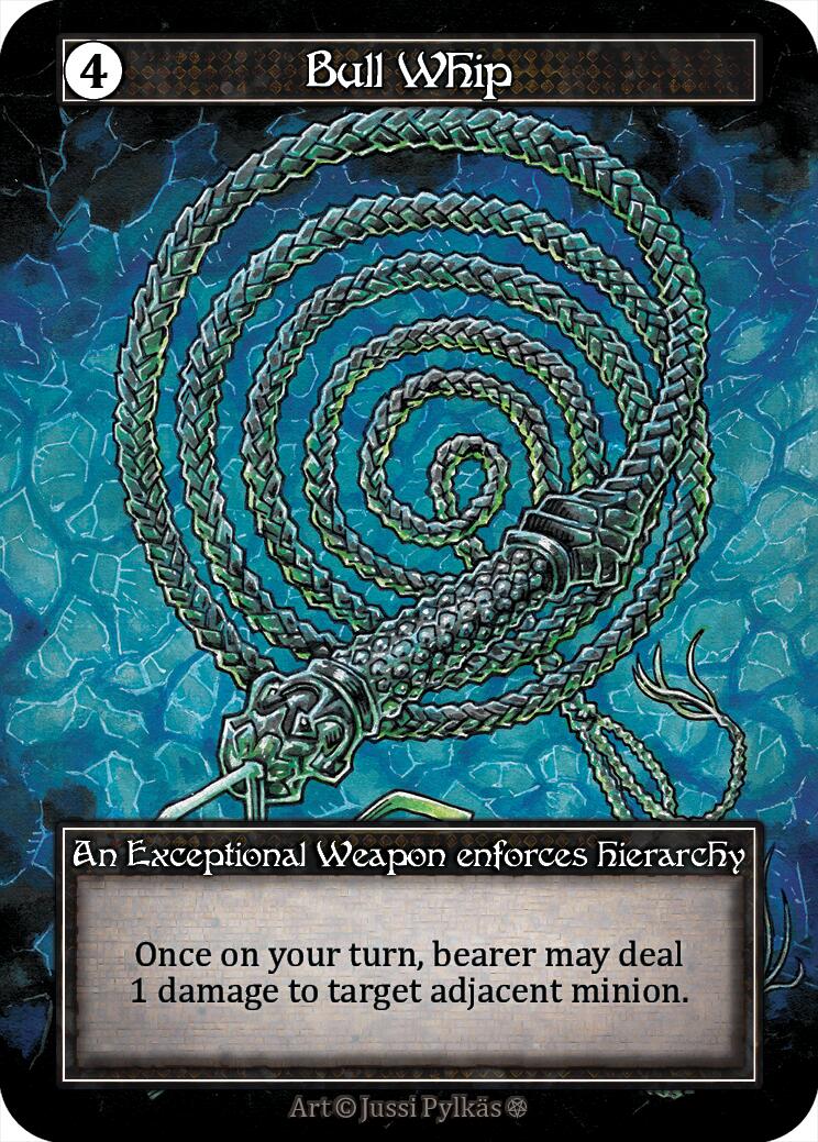 Bull Whip (Foil) [Gothic] | Exor Games New Glasgow