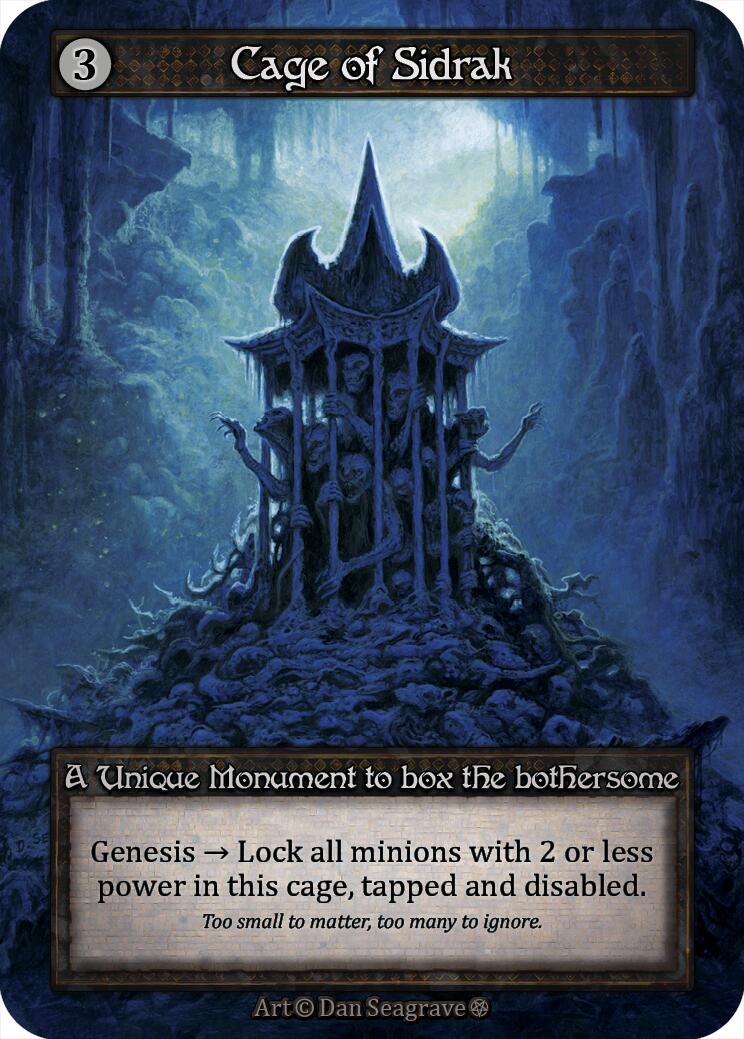 Cage of Sidrak [Gothic] | Exor Games New Glasgow