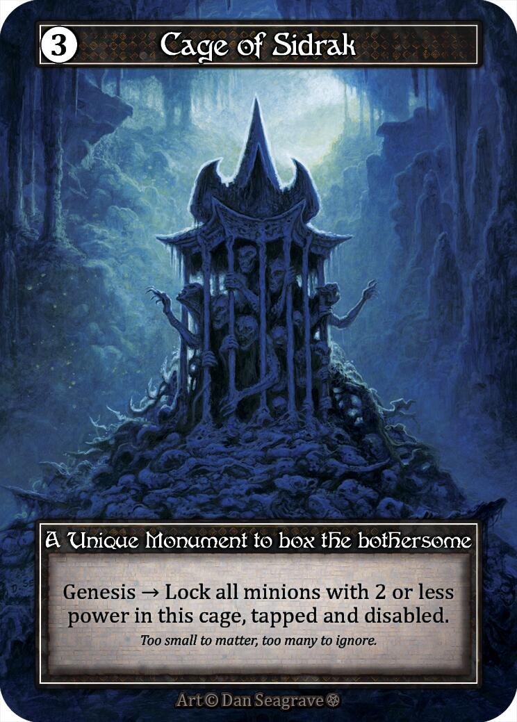 Cage of Sidrak (Foil) [Gothic] | Exor Games New Glasgow