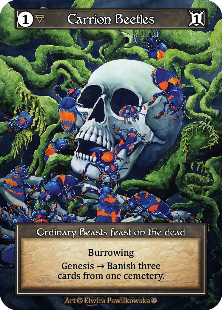 Carrion Beetles (Foil) [Gothic] | Exor Games New Glasgow