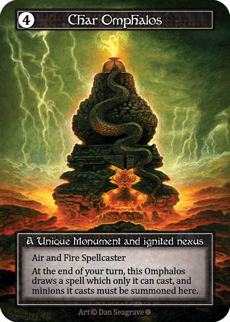 Char Omphalos (Foil) [Gothic] | Exor Games New Glasgow