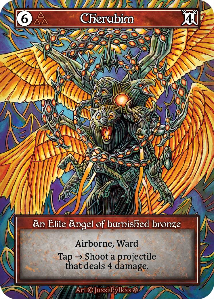 Cherubim (Foil) [Gothic] | Exor Games New Glasgow