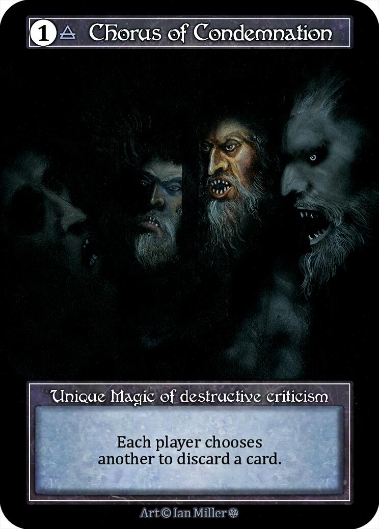 Chorus of Condemnation (Foil) [Gothic] | Exor Games New Glasgow