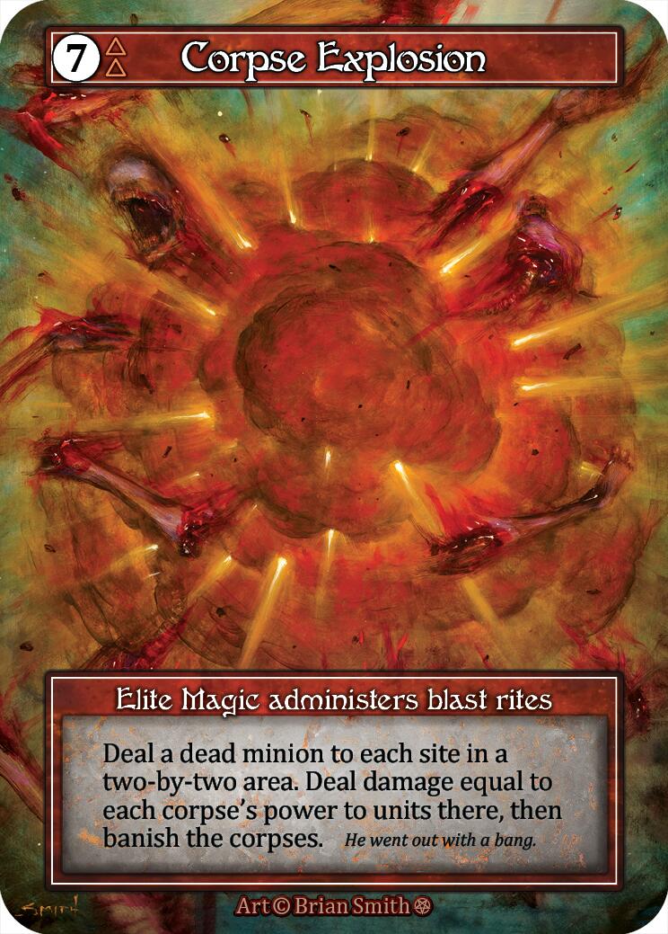 Corpse Explosion (Foil) [Gothic] | Exor Games New Glasgow