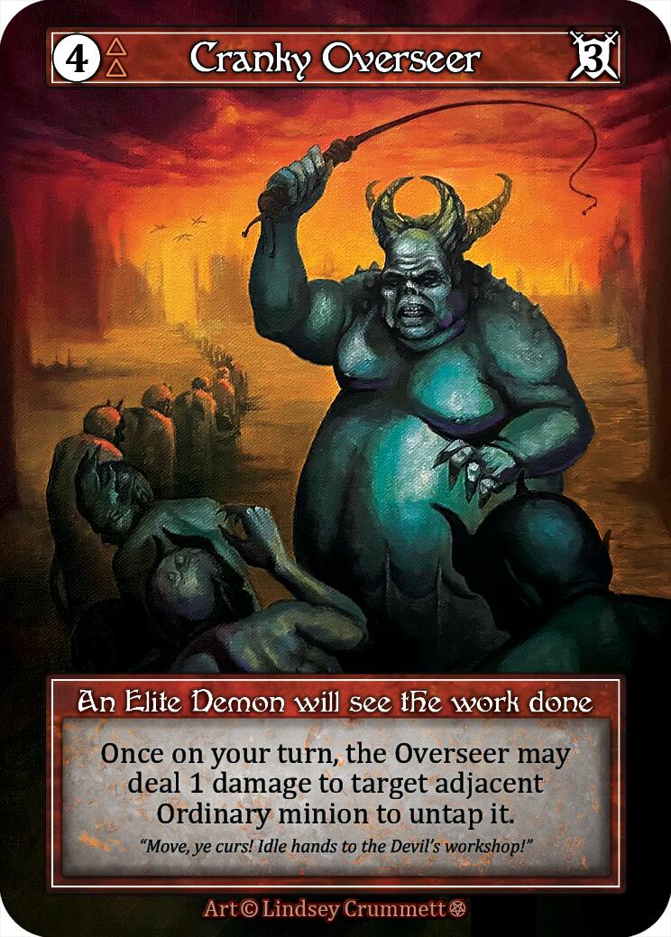 Cranky Overseer (Foil) [Gothic] | Exor Games New Glasgow