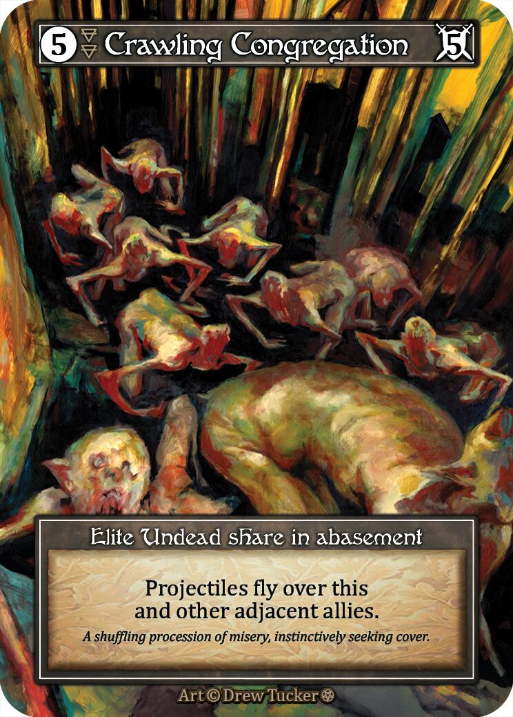 Crawling Congregation (Foil) [Gothic] | Exor Games New Glasgow
