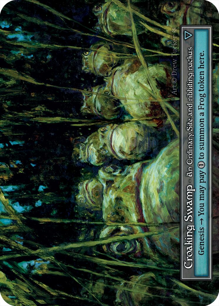 Croaking Swamp (Foil) [Gothic] | Exor Games New Glasgow