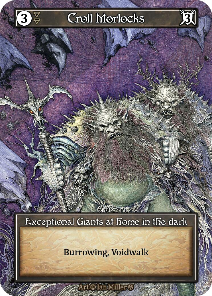 Croll Morlocks (Foil) [Gothic] | Exor Games New Glasgow