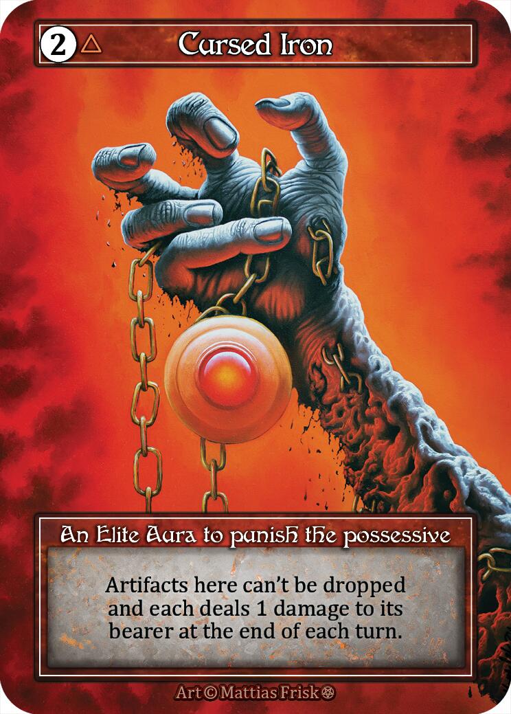 Cursed Iron (Foil) [Gothic] | Exor Games New Glasgow
