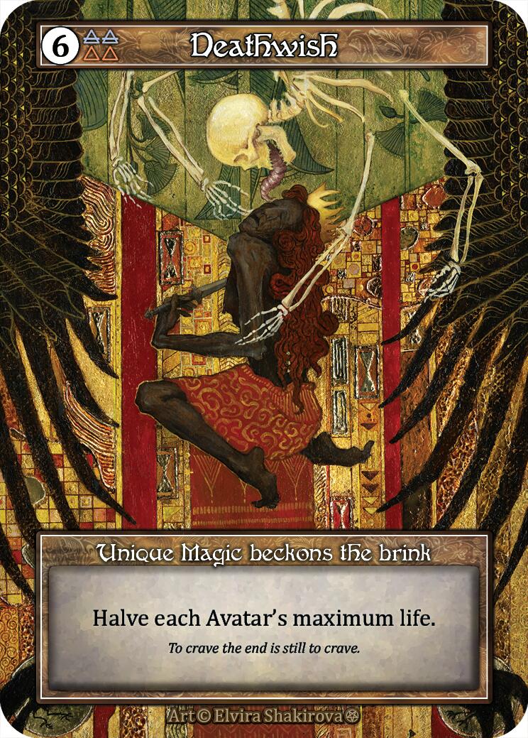Deathwish (Foil) [Gothic] | Exor Games New Glasgow