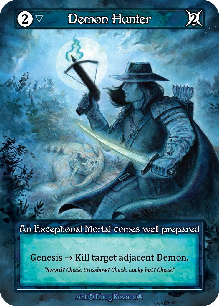 Demon Hunter (Foil) [Gothic] | Exor Games New Glasgow