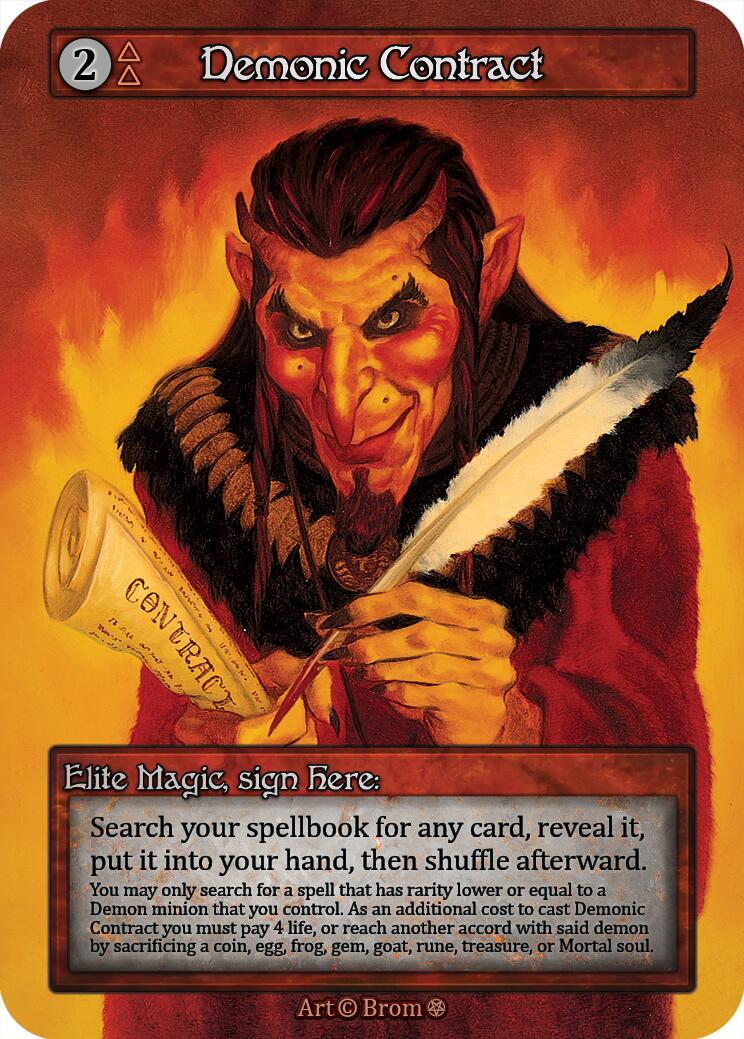 Demonic Contract [Gothic] | Exor Games New Glasgow