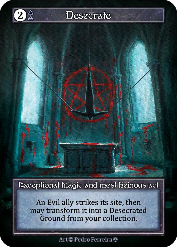 Desecrate (Foil) [Gothic] | Exor Games New Glasgow