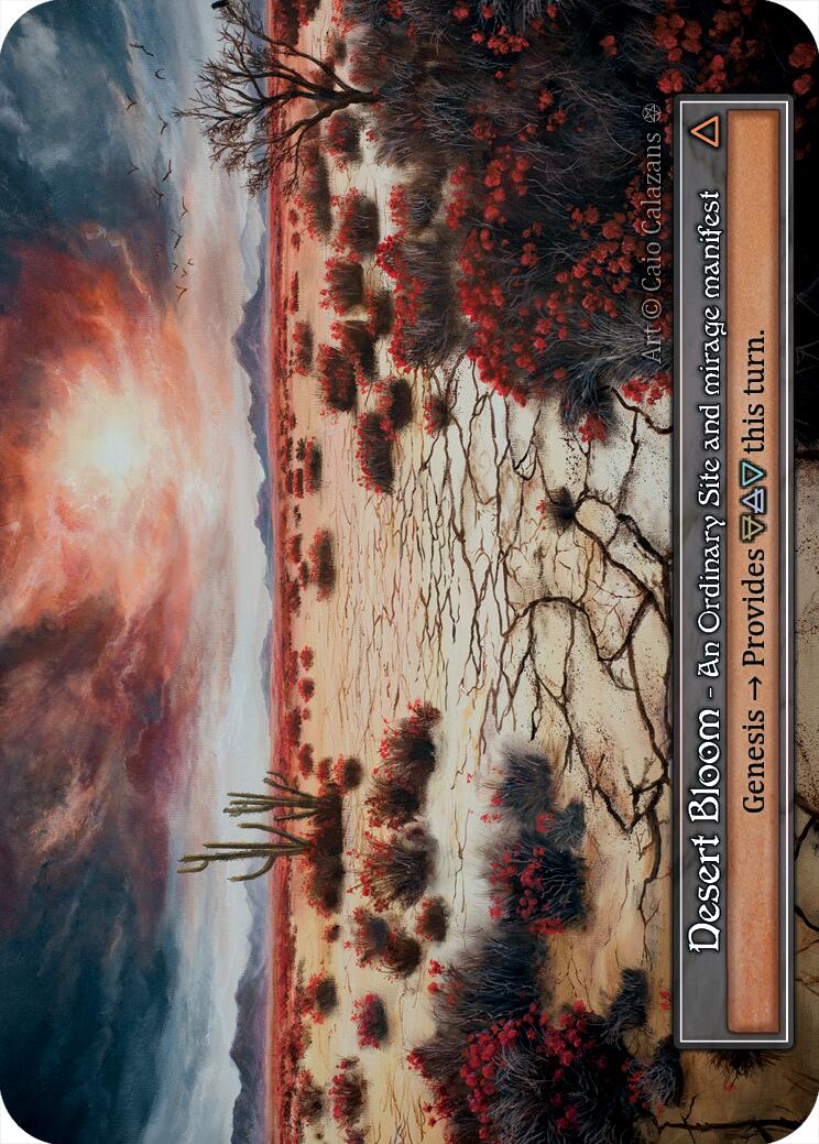 Desert Bloom (Foil) [Gothic] | Exor Games New Glasgow