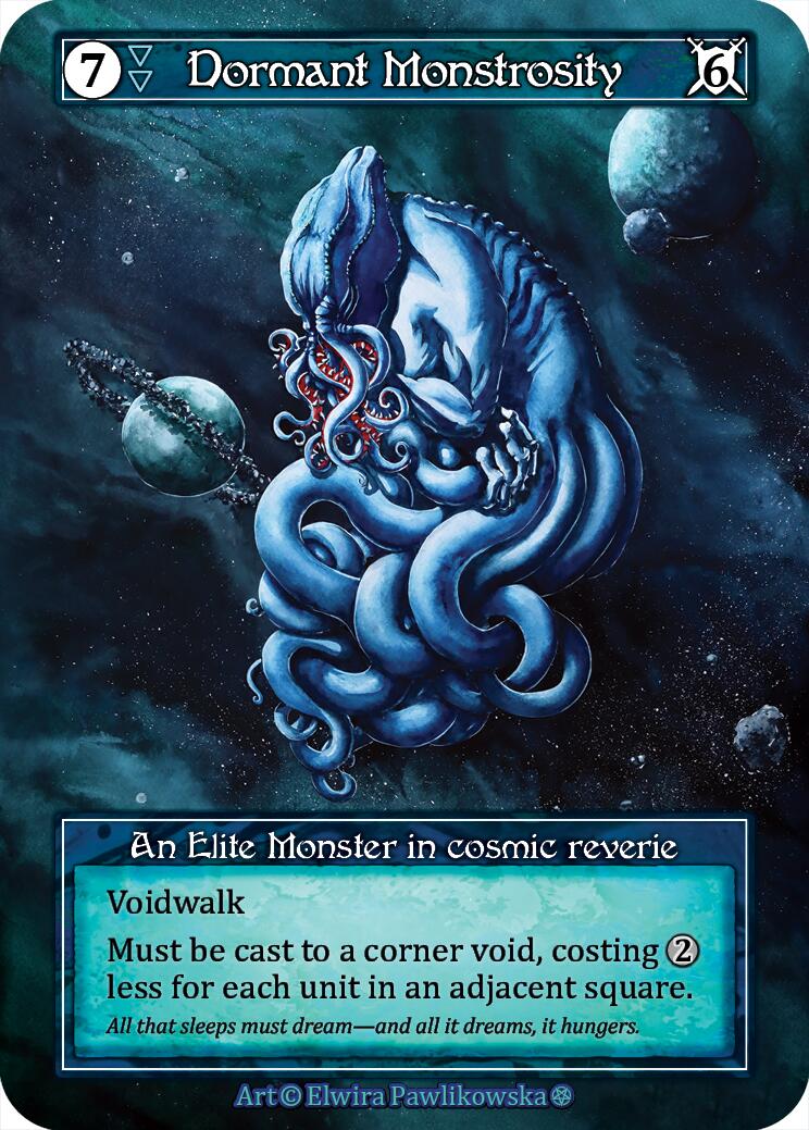 Dormant Monstrosity (Foil) [Gothic] | Exor Games New Glasgow