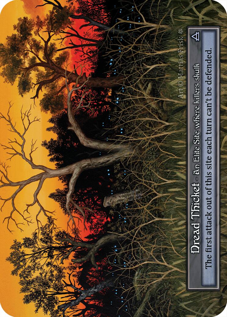 Dread Thicket (Foil) [Gothic] | Exor Games New Glasgow