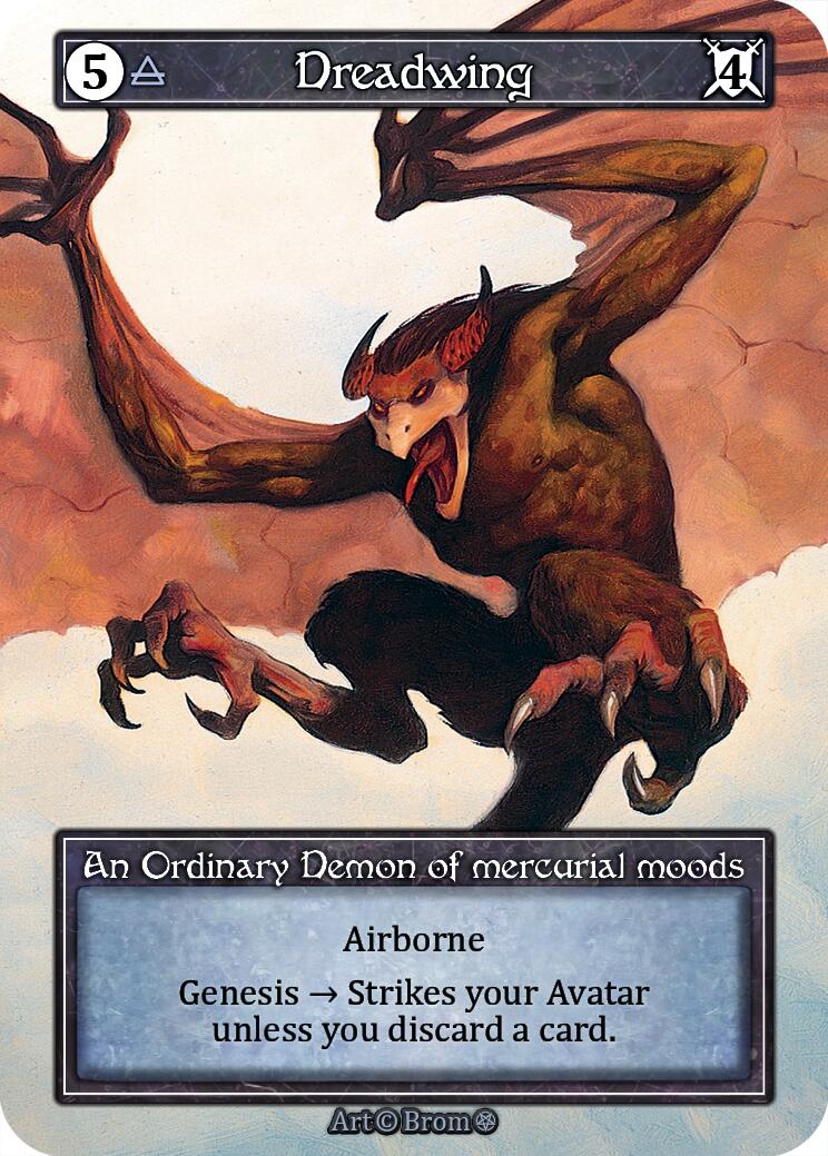 Dreadwing (Foil) [Gothic] | Exor Games New Glasgow