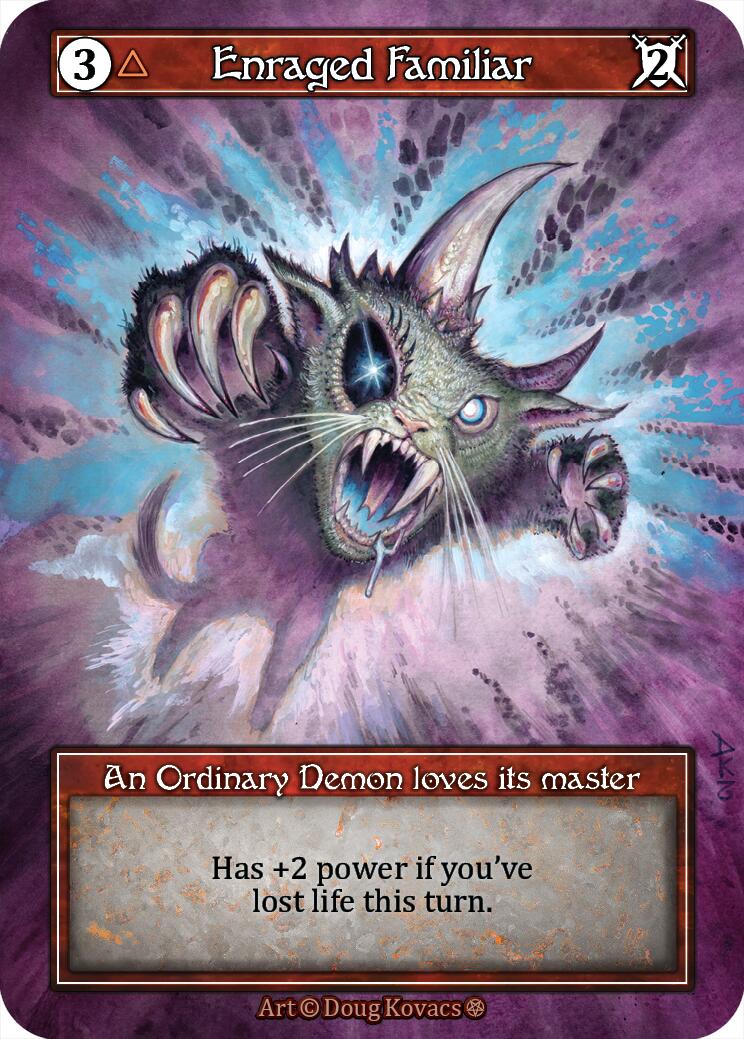 Enraged Familiar (Foil) [Gothic] | Exor Games New Glasgow