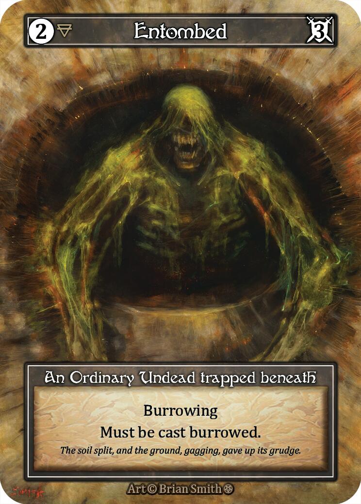 Entombed (Foil) [Gothic] | Exor Games New Glasgow