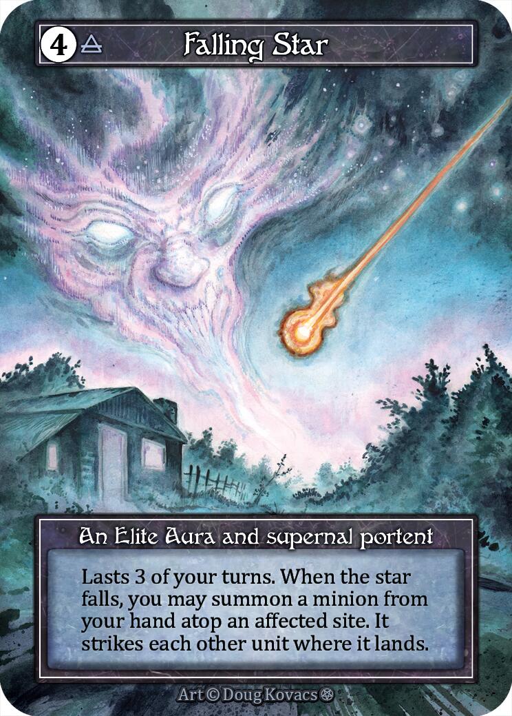 Falling Star (Foil) [Gothic] | Exor Games New Glasgow