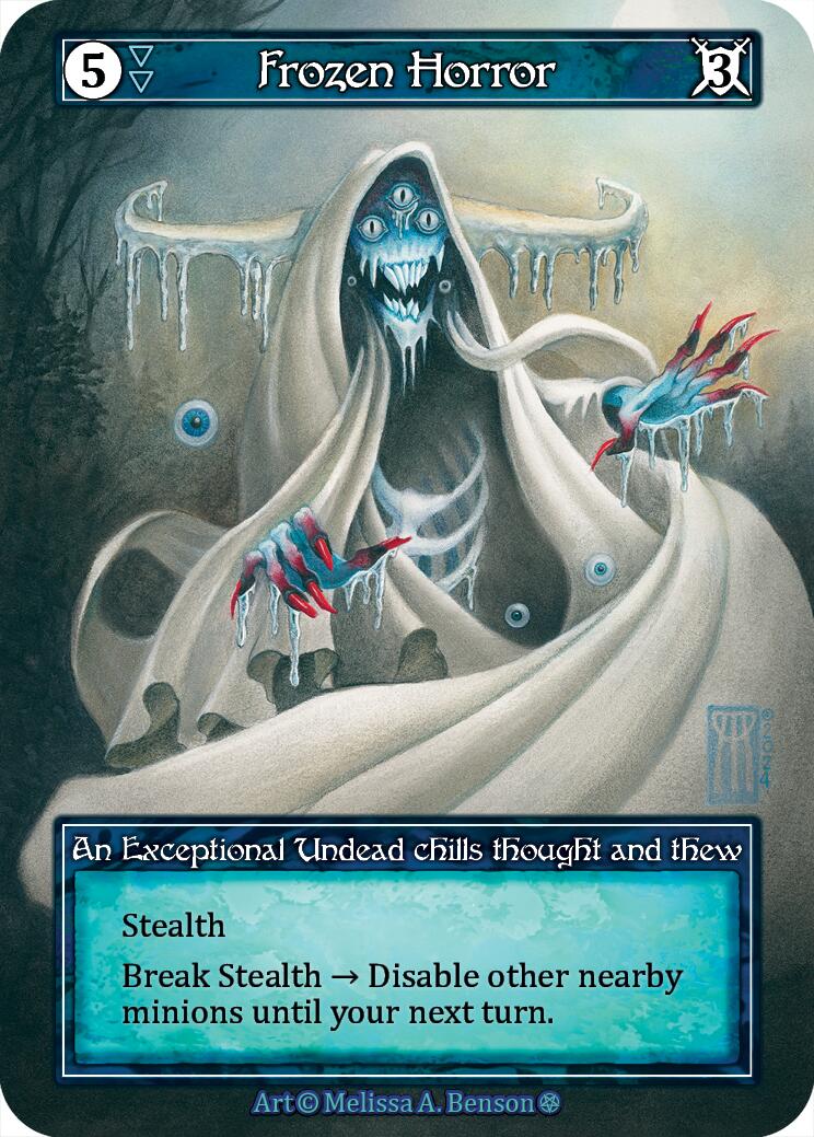 Frozen Horror (Foil) [Gothic] | Exor Games New Glasgow