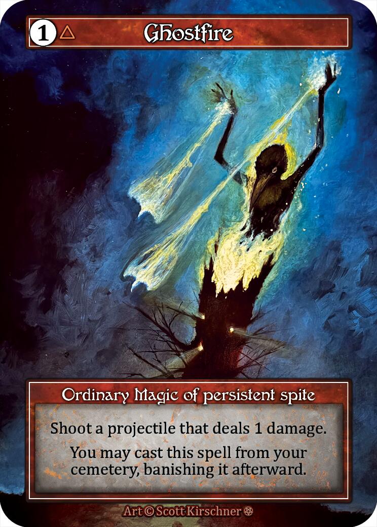 Ghostfire (Foil) [Gothic] | Exor Games New Glasgow