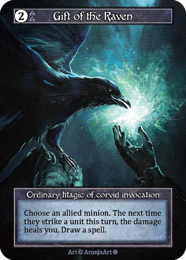 Gift of the Raven (Foil) [Gothic] | Exor Games New Glasgow