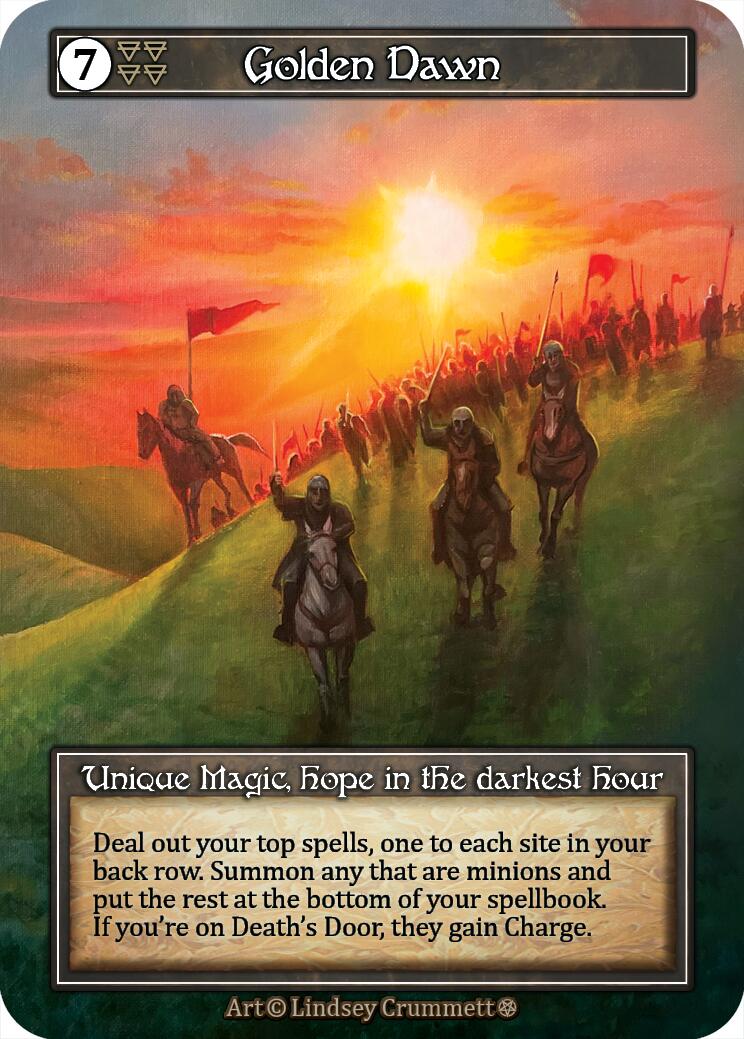Golden Dawn (Foil) [Gothic] | Exor Games New Glasgow