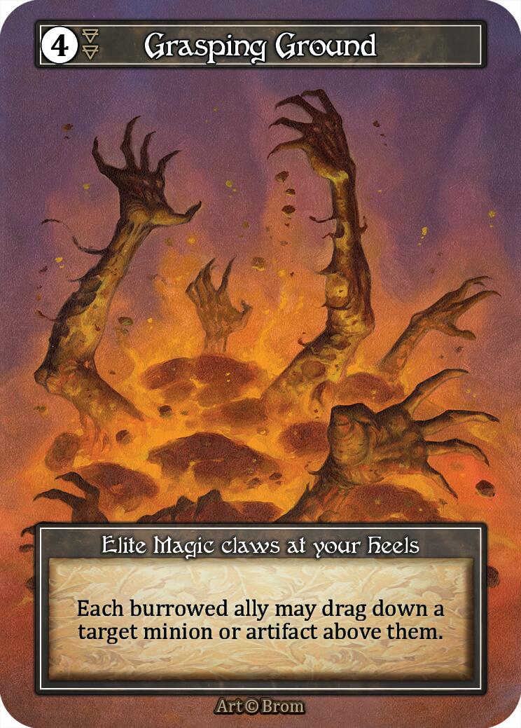 Grasping Ground (Foil) [Gothic] | Exor Games New Glasgow