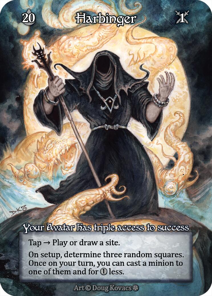 Harbinger (Foil) [Gothic] | Exor Games New Glasgow