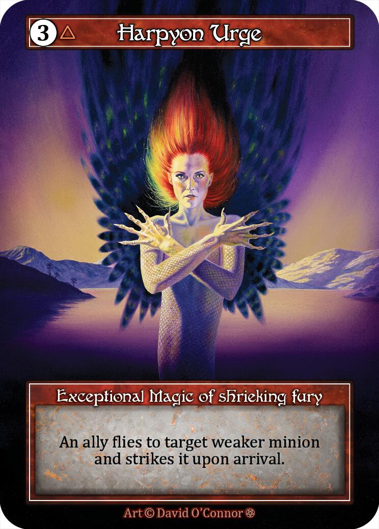 Harpyon Urge (Foil) [Gothic] | Exor Games New Glasgow