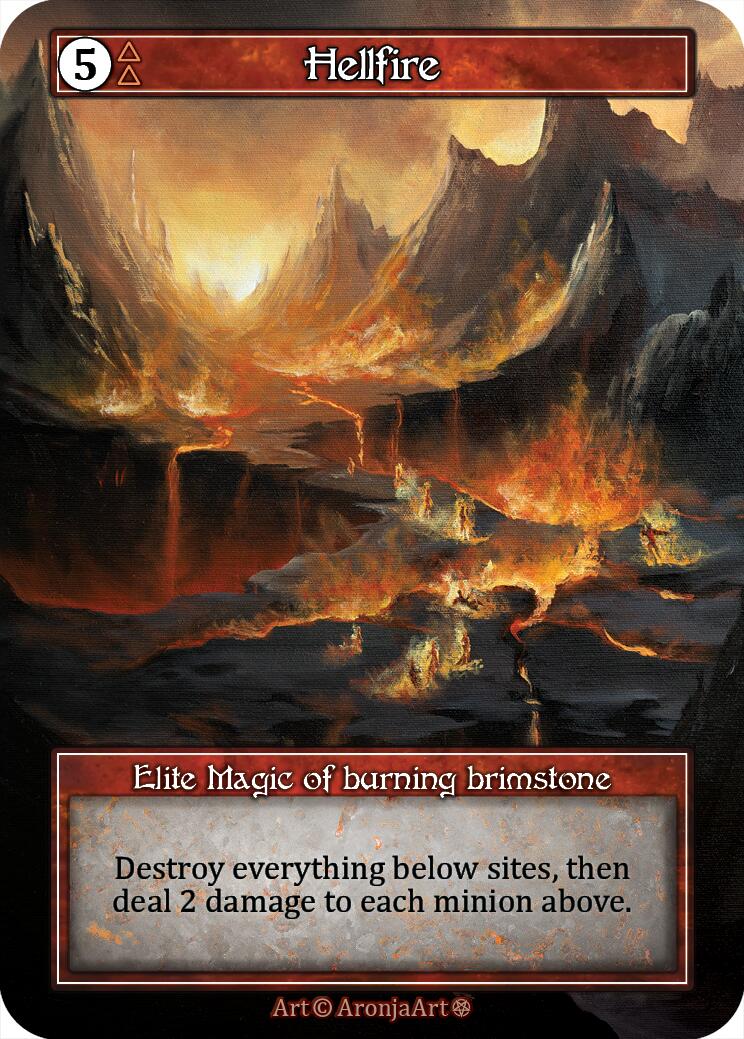 Hellfire (Foil) [Gothic] | Exor Games New Glasgow