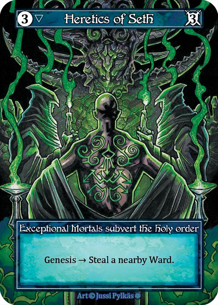 Heretics of Seth (Foil) [Gothic] | Exor Games New Glasgow