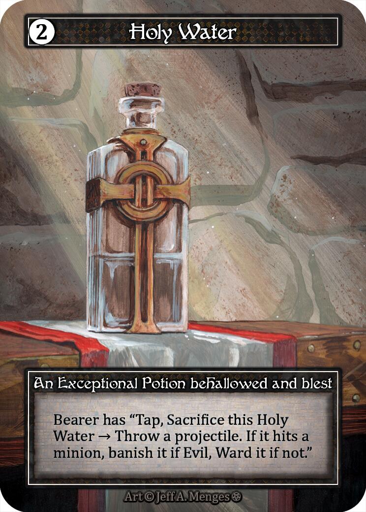 Holy Water (Foil) [Gothic] | Exor Games New Glasgow