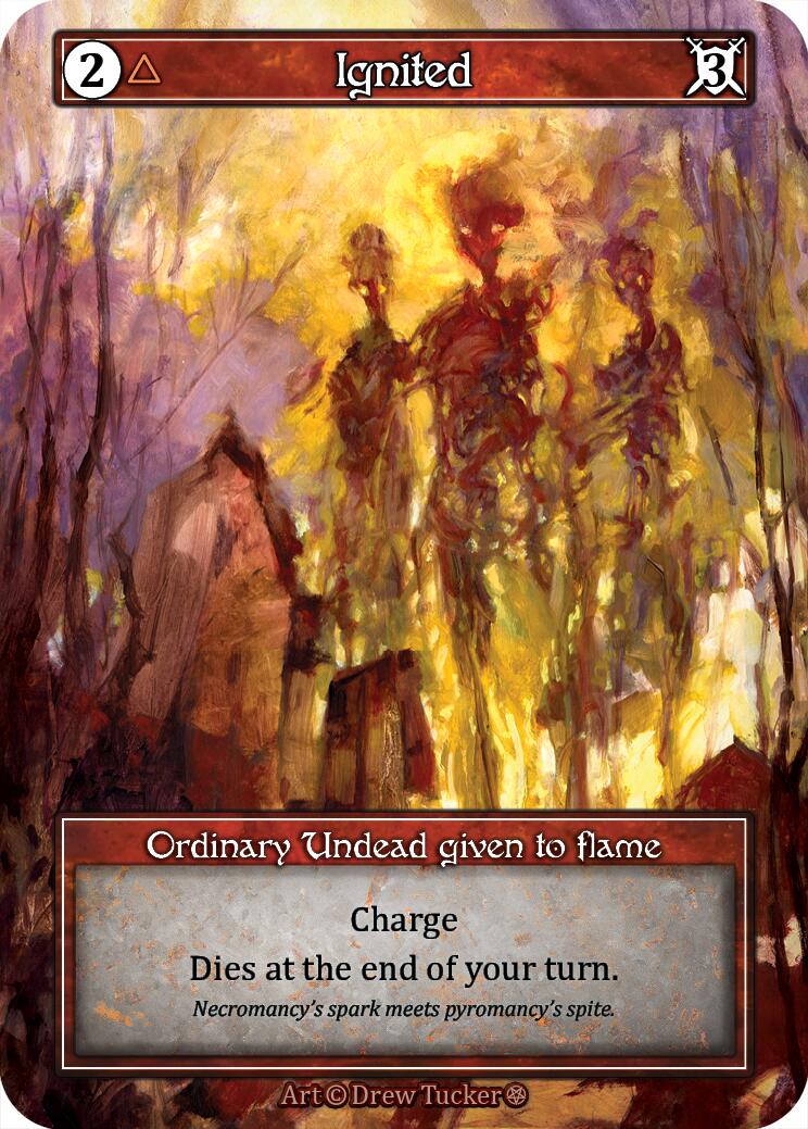 Ignited (Foil) [Gothic] | Exor Games New Glasgow