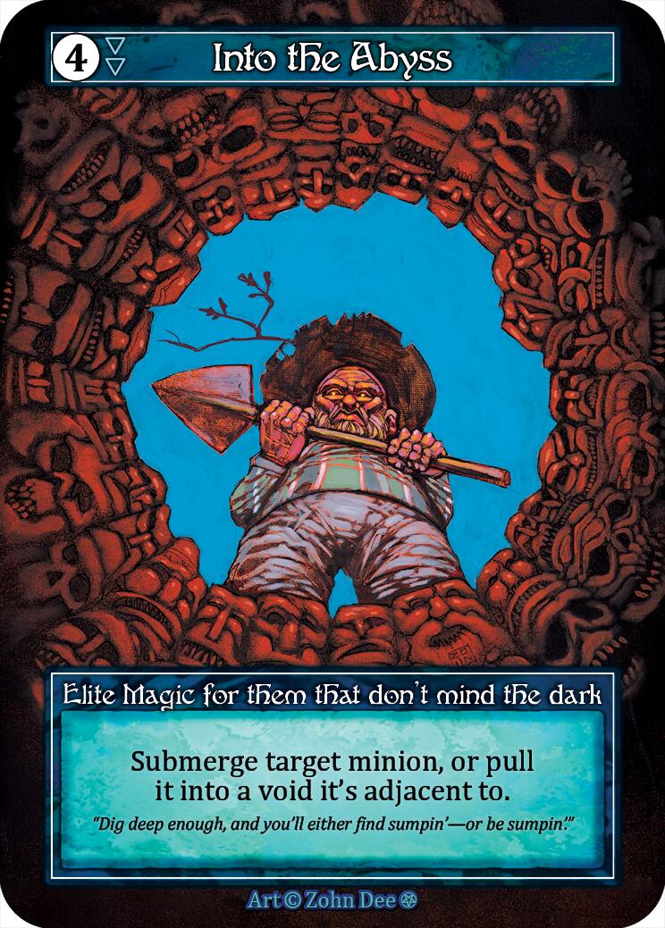 Into the Abyss (Foil) [Gothic] | Exor Games New Glasgow