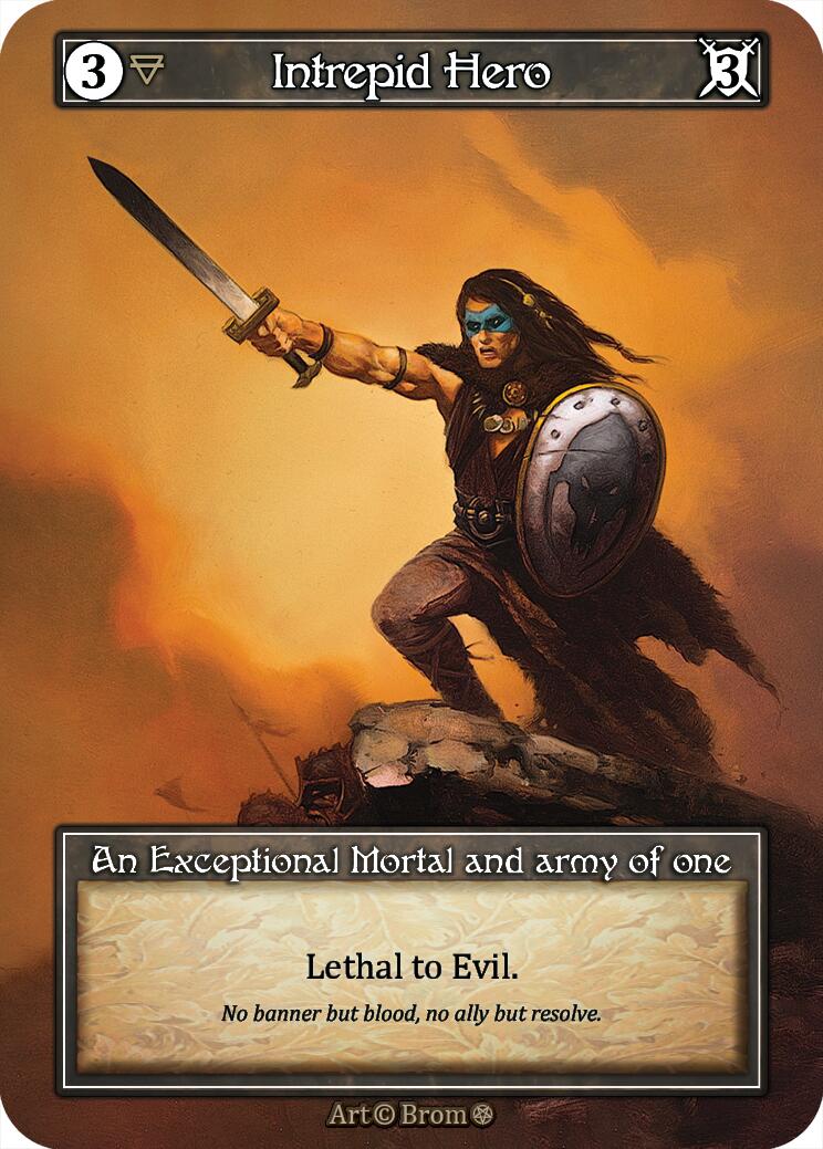 Intrepid Hero (Foil) [Gothic] | Exor Games New Glasgow