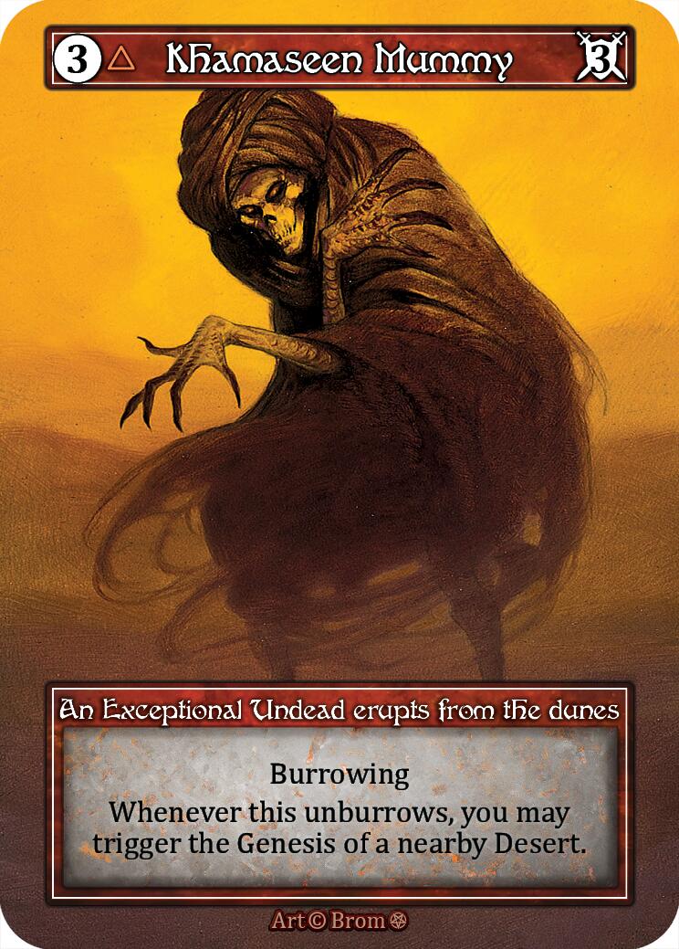Khamaseen Mummy (Foil) [Gothic] | Exor Games New Glasgow