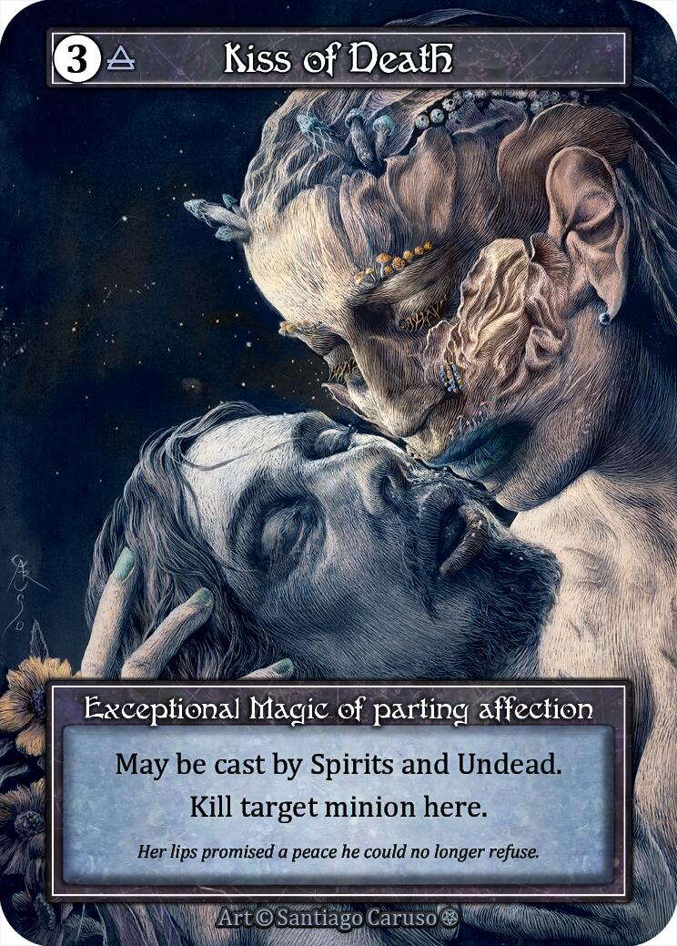 Kiss of Death (Foil) [Gothic] | Exor Games New Glasgow