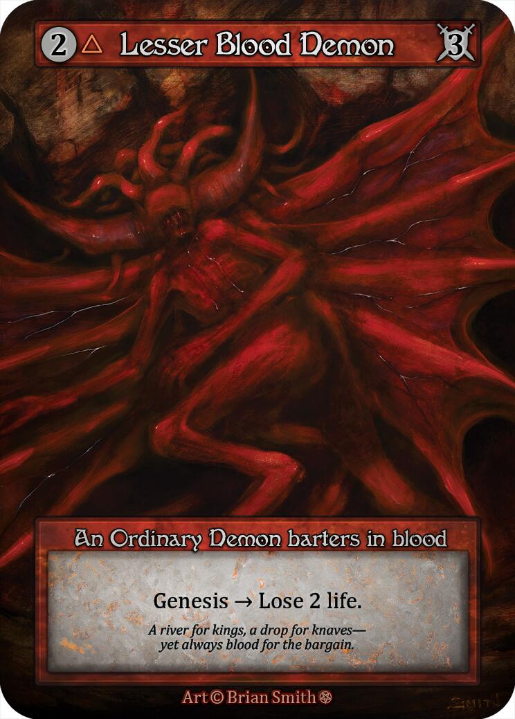 Lesser Blood Demon [Gothic] | Exor Games New Glasgow