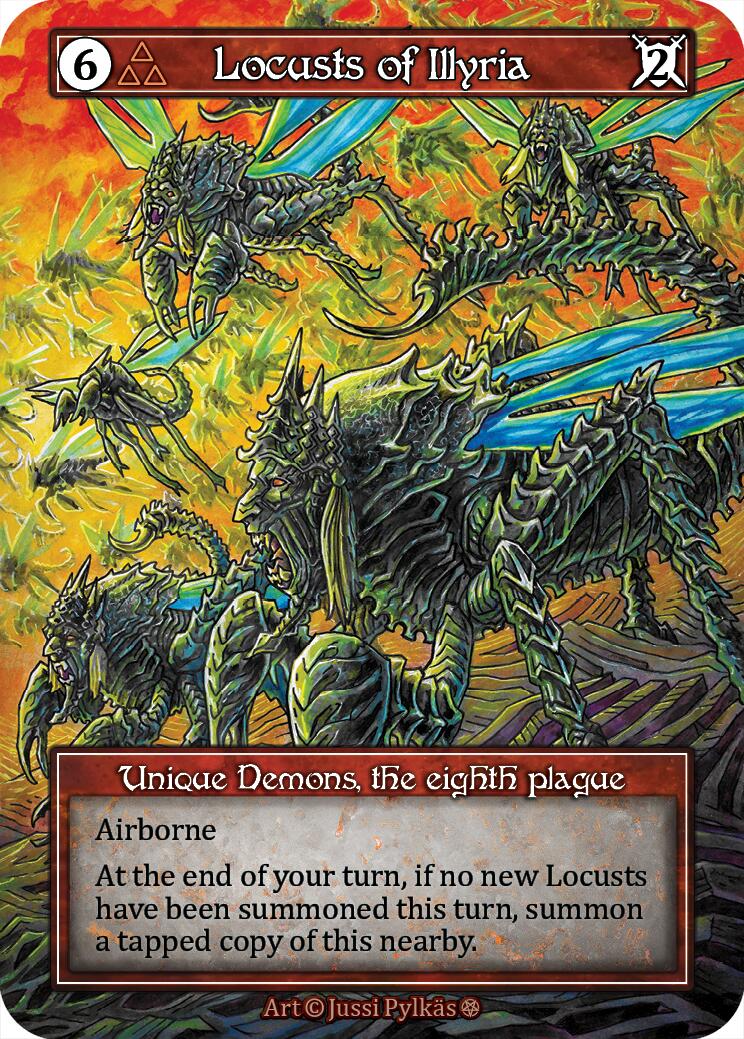 Locusts of Illyria (Foil) [Gothic] | Exor Games New Glasgow